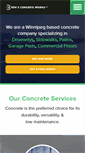 Mobile Screenshot of bensconcreteworks.com